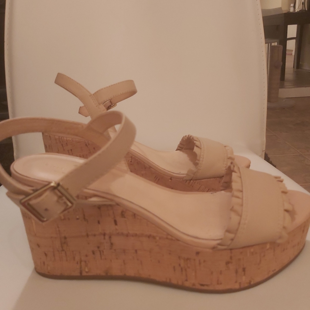Kate Spade Ruffle Platform Wedges - Picture 3 of 4